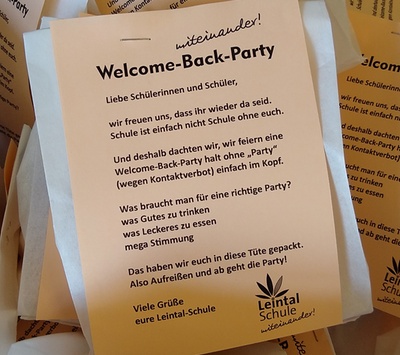 Welcome back party